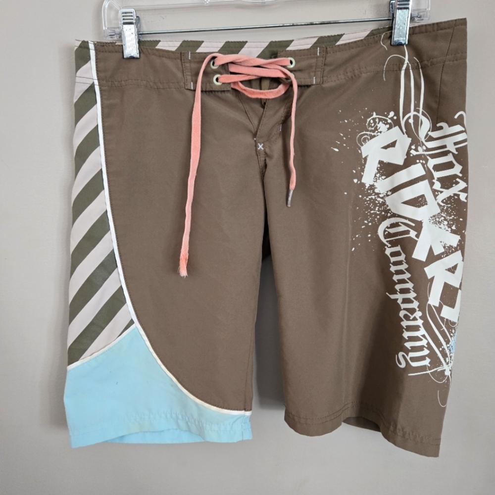 5 for $25 Fox Racing Womens Board Shorts Swimming Size 1 Bermuda Summer